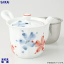 波佐見焼呉須花絵　MS軽量反急須（275ml）1個（箱無し）(44765）クラシノウツワ【送料込み価格】