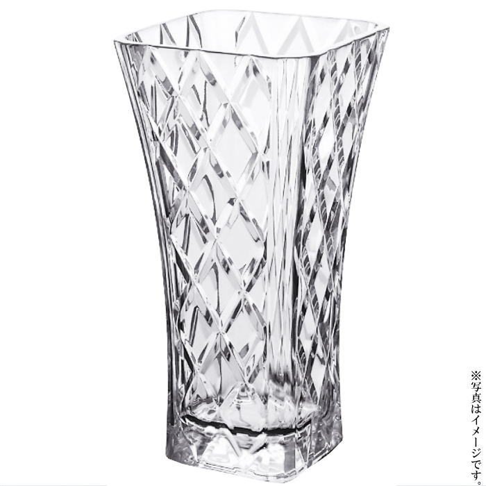 商品サイズ／幅15×奥行15×高さ30cm 箱サイズ／15.5×15.5×32cm 材質／ソーダライムガラス(ファインクリア) 日本製ギフト対応