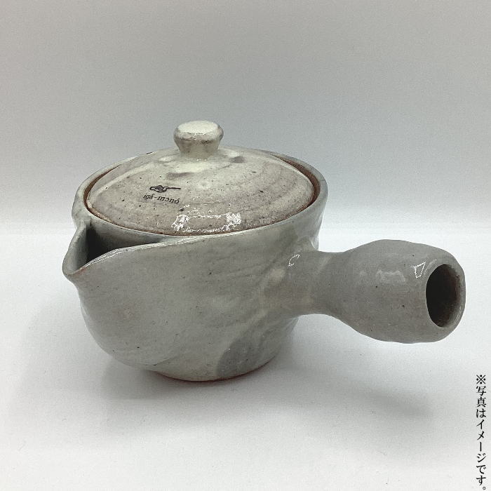【即日出荷】伊賀　長谷園粉引　急須　B1個（箱無し）（803183）【送料込み価格】