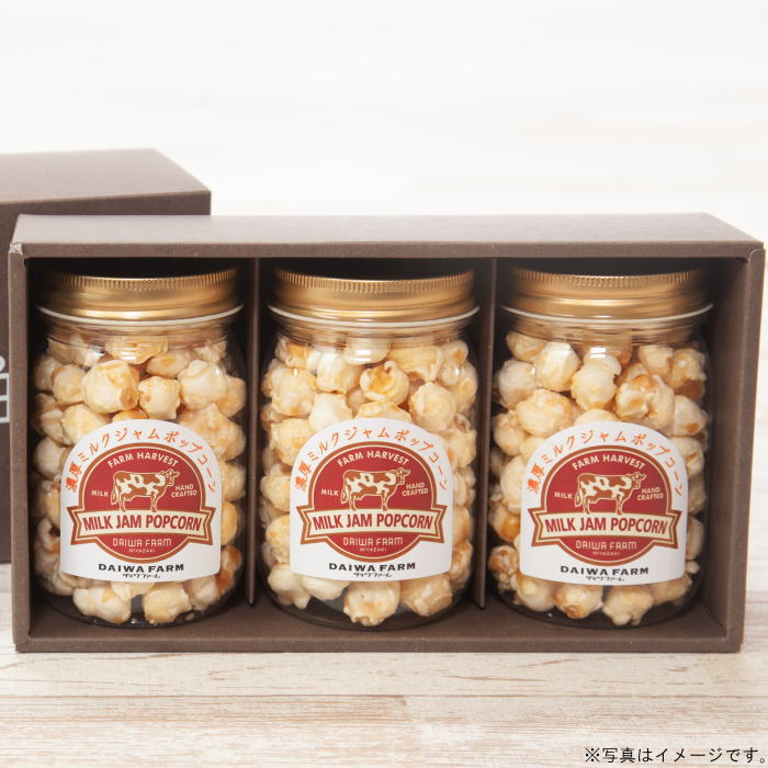 濃厚ミルクジャムポップコーンギフト(KP-01)(小林まちづくり)【メーカー直送】