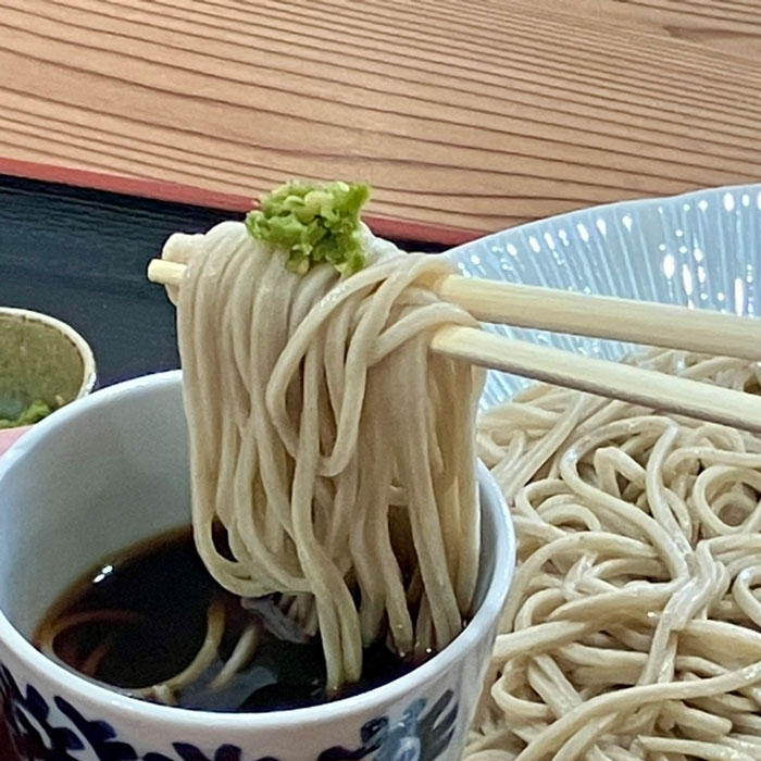 柚子胡椒で食べる打ちたて二八蕎麦（3袋）（ES-02）（製造：そば処海山）【直送：冷凍】