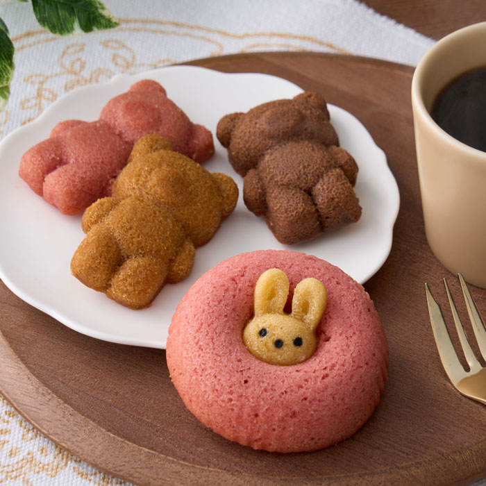 【選べる箱数（1～10箱）】クマ型フィナンシェ＆アニマルドーナツ4個（ORA-489）【送料込み価格】 2