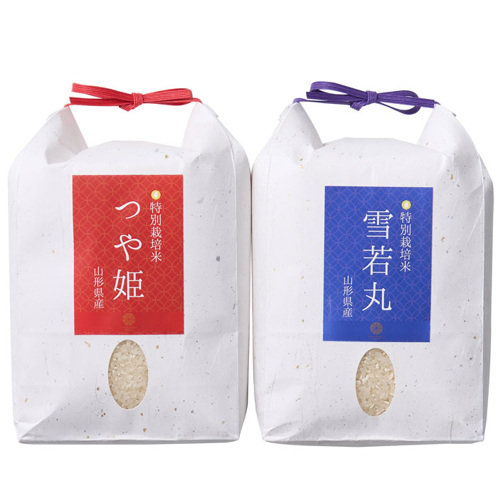 樂天商城 - 鶴岡ファーマーズ　山形県産つや姫・雪若丸食べくらべセット【お届け期間：10月下旬～】精米（YTY-2k2k）【メーカー直送】