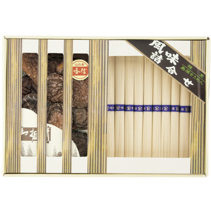 【選べる箱数(1~10箱)】乾物家国産椎茸と手延そうめん御詰合せ(KBY-DJ3)【送料込み価格】