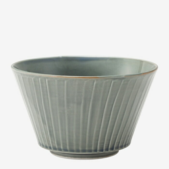 【選べる個数（1～10個）】一真陶苑彫刻紋　藍墨ボウル・小　草林彫（475ml）1個（箱無し）(11112)【送..