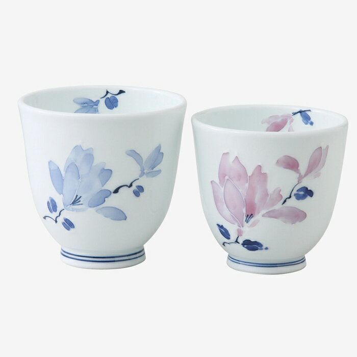 【選べる箱数（1～10箱）】波佐見焼辻が花　組湯呑化粧箱入夫婦湯呑・ペア（11469）【送料込み価格】