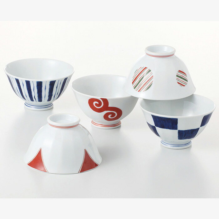 Rakuten - 【選べる箱数（1～10箱）】染錦モダン　飯碗揃(PRICE GIFT-13351)【送料無料】