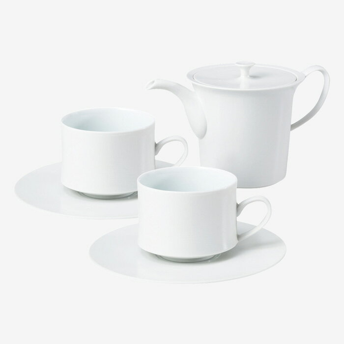 Rakuten - 【選べる箱数（1～10箱）】波佐見焼　essence of lifeagasuke　 茶器セット（ポット＆紅茶碗2個）化粧箱入(19636)【送料込み価格】