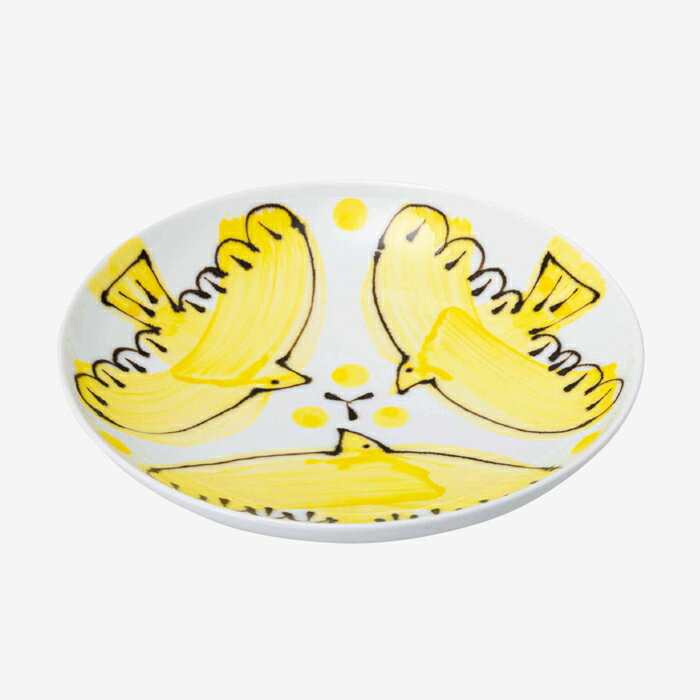 Rakuten - 【選べる枚数（1～10枚）】一誠陶器aile　エル プレート M　Y（直径15cm)(20449)【送料込み価格】