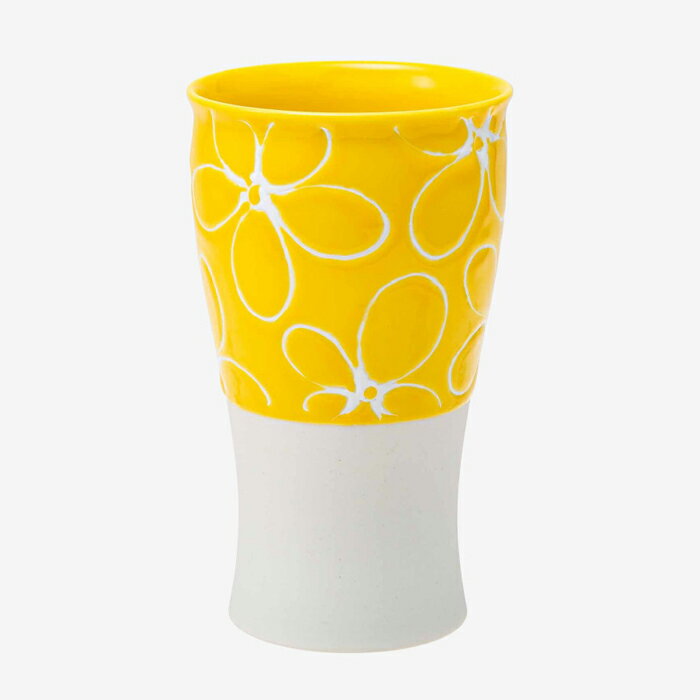 樂天商城 - 【選べる箱数（1～10箱）】翔芳窯smart350カップ　hana　黄（400ml）　1個入(20468）【送料込み価格】
