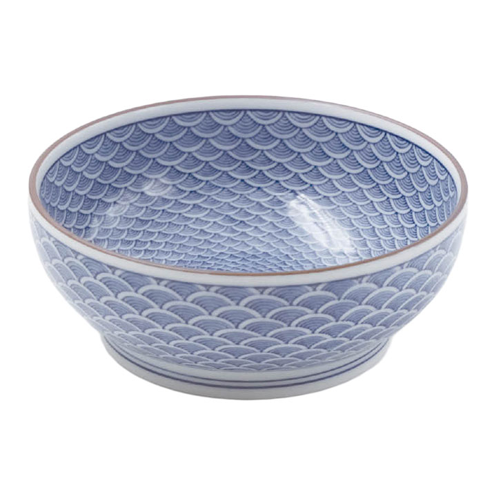樂天商城 - 【選べる枚数（1～10枚）】青海波文　旨味平鉢（φ14cm）(24541)窯元の逸品 ≪高山≫【送料込み価格】
