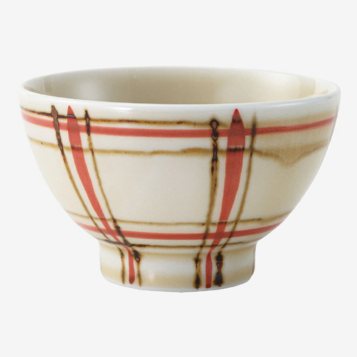 樂天商城 - 【選べる個数（1～10個）】色格子　茶碗赤（325ml）(24706)【送料込み価格】