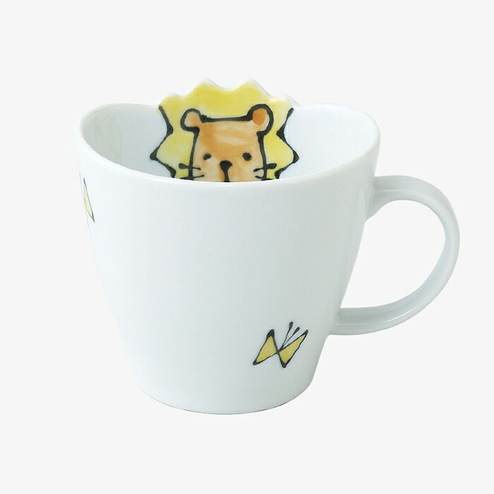 Patterned - 【選べる個数（1～10個）】らいおん　ミニマグ（175ml）(42188)【子供用食器】【送料込み価格】