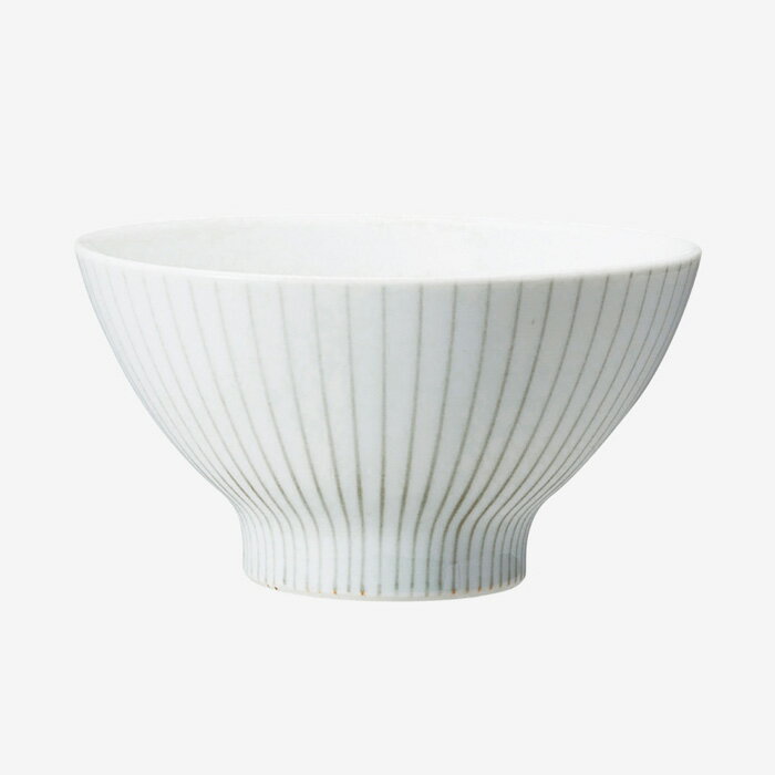 Rakuten - 【選べる個数（1～10個）】波佐見焼　essence of lifees rice bowl〈260ml〉ストライプGY(45389)studio line【送料込み価格】
