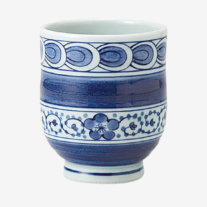 【選べる個数（1～10個）】唐草梅 湯呑 特大（375ml）(68809)【送料込み価格】