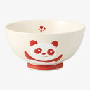 【選べる個数(1~10個)】波佐見焼赤パンダ 飯碗 (250ml)1個 (箱無し)(70441)【送料込み価格】(3)