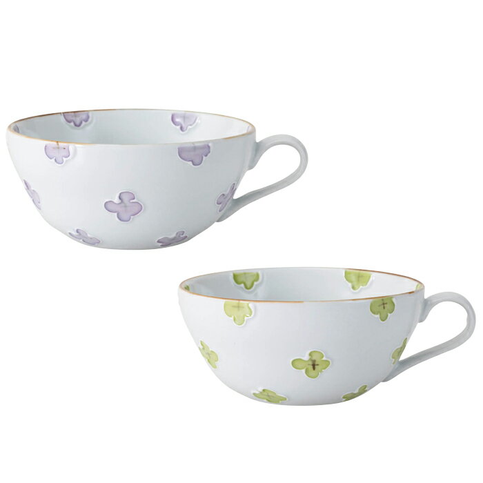 【選べる箱数（1～10箱）】ハナミズキ 　フードマグペア（緑・紫）（300ml）【送料込み価格】