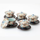 【選べる箱数(1〜6箱)】亀甲岩牡丹 茶托付汲出揃(PRICE GIFT-31054)【送料無料】