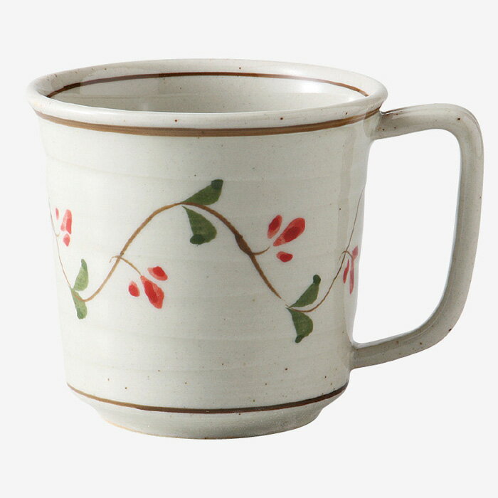 【即日出荷】廻り唐草　軽量マグ（300ml）（赤）　(74048)クラシノウツワ【送料込み価格】