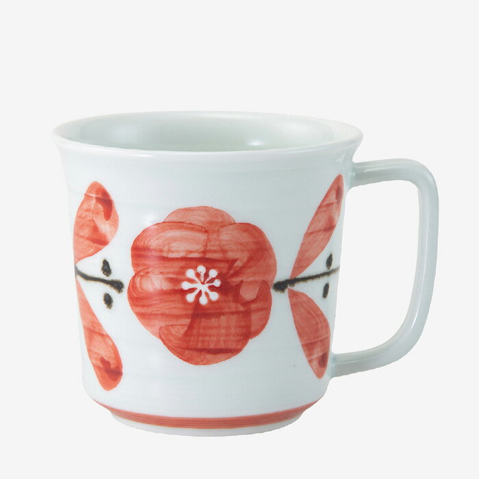 Rakuten - 【選べる個数（1～10個）】廻り花 軽量マグ（300ml）（赤）　(74085)クラシノウツワ【送料無料】