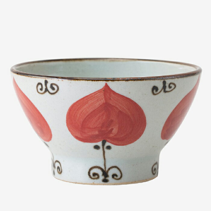 乐天商城 - 【選べる個数（1～10個）】風船かずら　 軽量くらわんか碗（中・赤）（300ml）（74223）クラシノウツワ【送料込み価格】