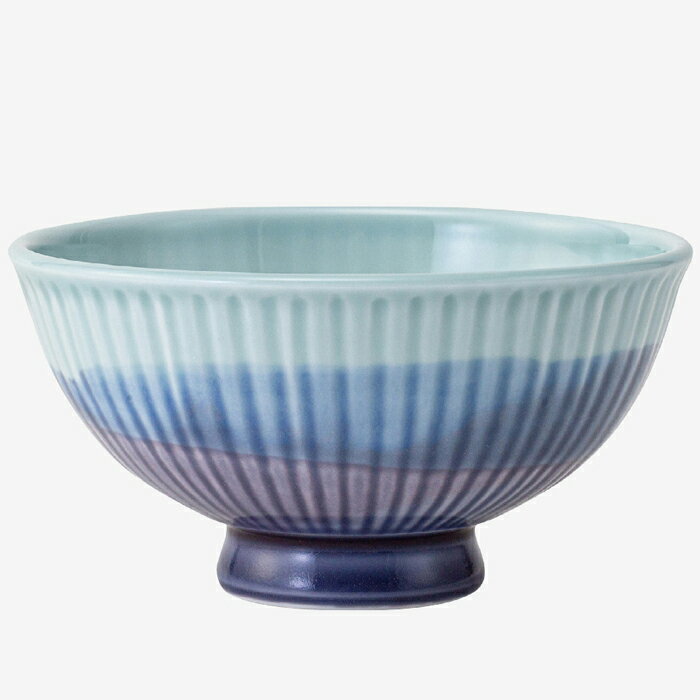 樂天商城 - 【選べる個数（1～10個）】ゆうか　筋彫軽量飯碗（大・青）（325ml）（74232）クラシノウツワ【送料込み価格】