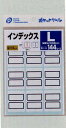 インデックス(L)/インデックスシール/見出し pocket04-212AR【メール便対応 一個口で20個まで同梱可】【t5】