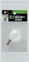 ミニ 40W(ホワイト)/電球【メール便不可】【t5】