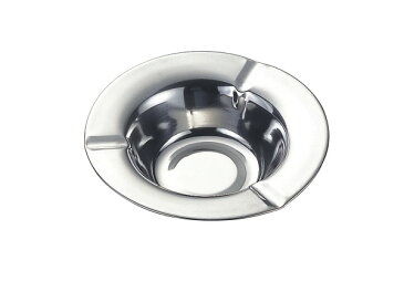 深型灰皿　Stainless deep ashtray　サイズ：外径直径145mm 内径直径約90mm 深さ約35mm材質：ステンレススチール　echo0836-002AK【コンビニ受取対応商品】