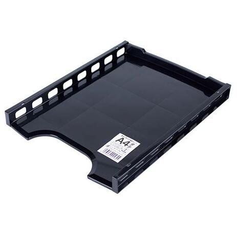 【セット売り】8個セット　重ねて使える薄型ラックA4タテ　デスクの書類や小物の収納整理に　机の整理sanadaL8130BK【t5】