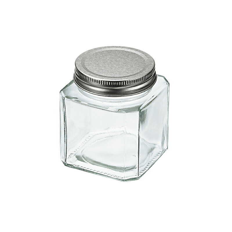 Rakuten - 【セット売り】8個セット フタ付ガラス瓶（角型）380ml echo2206-432【t5】