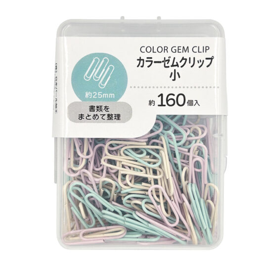 【セット売り】10個セット カラーゼムクリップ(小)25mm 約160P parl001-CR-3754AR【t5】