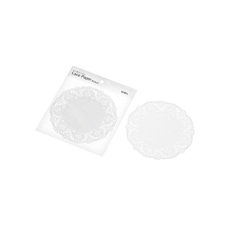 乐天商城 - 【セット売り】10個セット レースペーパー Φ14cm 18枚入 お菓子の下に敷いたりラッピングに echo0755-250AR【メール便対応一個口で2セット（20個）まで同梱可】【t5】