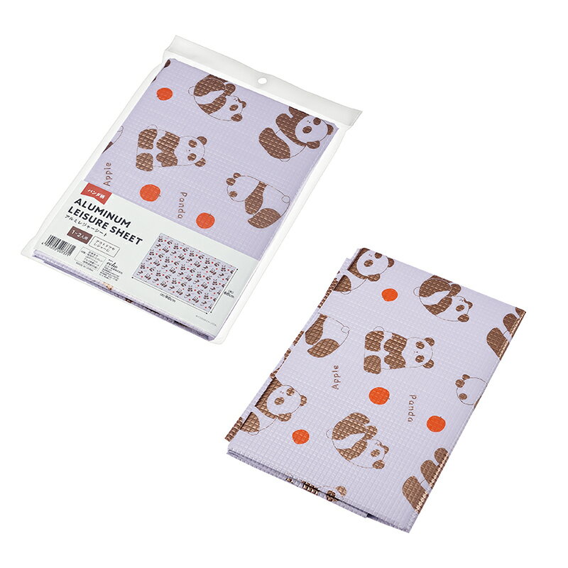 【セット売り】10個セット アルミレジャーシート（パンダ柄） アウトドアレジャーに echo2257-569AR【t5】