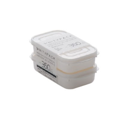 乐天商城 - 【セット売り】10個セット ホワイティパック350 ホワイト フタ付保存容器食品保存容器プラスチック容器フードストッカー yamada1543AR【t5】