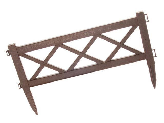 【セット売り】10個セット フラワーフェンス チョコブラウン yamada575AR【t5】