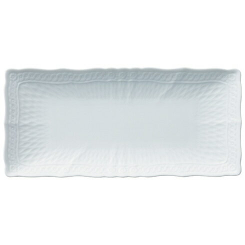 ノリタケ【シェールブラン】27cm長角皿 スクエアプレート角皿白い食器白いお皿シンプルホワイト cherblanc noritake 1655L/T94800【pointn】