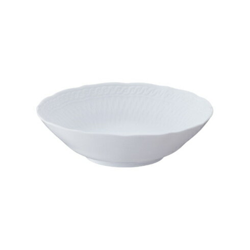 ノリタケ【シェールブラン】17cmディープボウル 深皿白い食器白いお皿シンプル sherblanc noritake 1655L/94807【pointn】
