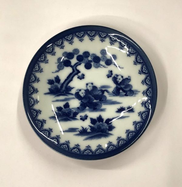 美濃焼 唐子3.5皿 アウトレット プレート【z】【t5】