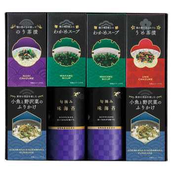 味海苔・お茶漬け・ふりかけ・スープセット