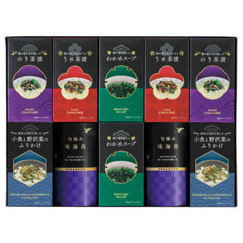 味海苔・お茶漬け・ふりかけ・スープセット