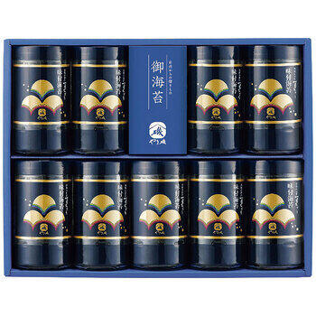 商品情報 名称初摘み味付海苔セット（9本） 内容量味付のり(8切26枚)9個 賞味期限出荷時に30日以上の商品をお届けいたします。 サイズ箱サイズ：38.5×7.7×29.7cm 重量1010g アレルギー小麦・えび・大豆 メーカー品番YA9本詰 販売者※各商品に記載◇◆ラッピングについての詳細はこちら◆◇ 画像 初摘み味付海苔セット（9本） ギフト プレゼント 内祝い お返し 出産祝い 結婚祝い 誕生日 おしゃれ 送料無料 ＼ 大切な方への贈り物に ／ やわらかく口どけのよい初摘み海苔だけを使用。有機丸大豆醤油を使用したたれで調味したコクと旨味のある味付海苔の詰合せです。食べたい量だけ取り出せ、保管も簡単、大変便利な卓上容器入りです。 やわらかく口どけのよい初摘み海苔だけを使用。有機丸大豆醤油を使用したたれで調味したコクと旨味のある味付海苔の詰合せです。食べたい量だけ取り出せ、保管も簡単、大変便利な卓上容器入りです。 ◇複数の商品をご注文いただいた場合には、別口配送となる可能性がございます。 また複数注文の出荷完了メールは、各商品についてお送りしております。 ＜商品詳細＞ 味付のり(8切26枚)9個 【賞味期限】出荷時に30日以上の商品をお届けいたします。 【箱サイズ・重量】箱サイズ：38.5×7.7×29.7cm・1010g 【アレルギー品目】小麦・えび・大豆 ★贈り物用途★ お中元 お歳暮 母の日 父の日 敬老の日 お供え 法事 内祝い お返し ★こんな方へ★ 両親 祖父母 上司 高齢者 一人暮らしの方