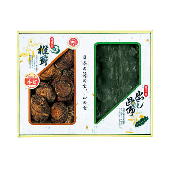 商品情報 名称国内産原木香信椎茸（25g）・昆布（35g）詰合せ 内容量国内産原木香信椎茸25g・国内産出し昆布35g 賞味期限出荷時に30日以上の商品をお届けいたします。 サイズ箱サイズ：箱257×330×36mm メーカー品番TSK-25N4 販売者※各商品に記載◇◆ラッピングについての詳細はこちら◆◇ 画像 国内産原木香信椎茸（25g）・昆布（35g）詰合せ ギフト プレゼント 内祝い お返し 出産祝い 結婚祝い 誕生日 おしゃれ 送料無料 ＼ 大切な方への贈り物に ／ 国内産の原木香信椎茸と出し昆布をセットにした、安心・信頼の乾物ギフトです。 国内産の原木香信椎茸と出し昆布をセットにした、安心・信頼の乾物ギフトです。椎茸は旨みが凝縮されており、昆布は出汁として幅広く使えます。毎日の料理に手軽に取り入れられ、和食好きの方への贈り物にも最適です。長期保存も可能で、日常使いにも便利な詰め合わせです。 ◇複数の商品をご注文いただいた場合には、別口配送となる可能性がございます。 また複数注文の出荷完了メールは、各商品についてお送りしております。 ＜商品詳細＞ 国内産原木香信椎茸25g・国内産出し昆布35g 【賞味期限】出荷時に30日以上の商品をお届けいたします。 【箱サイズ・重量】箱サイズ：箱257×330×36mm ★贈り物用途★ お中元 お歳暮 母の日 父の日 敬老の日 お供え 法事 内祝い お返し ★こんな方へ★ 両親 祖父母 上司 高齢者 一人暮らしの方