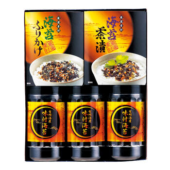 商品情報 名称有明海産味付海苔バラエティ TRB1-NRBI 内容量味付海苔（8切32枚）×3・海苔ふりかけ（5g×4袋）・海苔茶漬（5.2g×4袋） 賞味期限出荷時に30日以上の商品をお届けいたします。 サイズ箱サイズ：箱285×229×78mm アレルギー卵・乳成分・小麦・えび・かに メーカー品番TRB1-NRBI 販売者※各商品に記載◇◆ラッピングについての詳細はこちら◆◇ 画像 有明海産味付海苔バラエティ TRB1-NRBI ギフト プレゼント 内祝い お返し 出産祝い 結婚祝い 誕生日 おしゃれ 送料無料 ＼ 大切な方への贈り物に ／ 心伝わるこだわりの味わい 心伝わるこだわりの味わい ◇複数の商品をご注文いただいた場合には、別口配送となる可能性がございます。 また複数注文の出荷完了メールは、各商品についてお送りしております。 ＜商品詳細＞ 味付海苔（8切32枚）×3・海苔ふりかけ（5g×4袋）・海苔茶漬（5.2g×4袋） 【賞味期限】出荷時に30日以上の商品をお届けいたします。 【箱サイズ・重量】箱サイズ：箱285×229×78mm 【アレルギー品目】卵・乳成分・小麦・えび・かに ★贈り物用途★ お中元 お歳暮 母の日 父の日 敬老の日 お供え 法事 内祝い お返し ★こんな方へ★ 両親 祖父母 上司 高齢者 一人暮らしの方