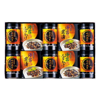 商品情報 名称有明海産味付海苔バラエティ TRB1-NREH 内容量味付海苔（8切32枚）×6・海苔ふりかけ（5g×4袋）×2・海苔茶漬（5.2g×4袋）×2 賞味期限出荷時に30日以上の商品をお届けいたします。 サイズ箱サイズ：箱285×458×78mm アレルギー卵・乳成分・小麦・えび・かに メーカー品番TRB1-NREH 販売者※各商品に記載◇◆ラッピングについての詳細はこちら◆◇ 画像 有明海産味付海苔バラエティ TRB1-NREH ギフト プレゼント 内祝い お返し 出産祝い 結婚祝い 誕生日 おしゃれ 送料無料 ＼ 大切な方への贈り物に ／ 心伝わるこだわりの味わい 心伝わるこだわりの味わい ◇複数の商品をご注文いただいた場合には、別口配送となる可能性がございます。 また複数注文の出荷完了メールは、各商品についてお送りしております。 ＜商品詳細＞ 味付海苔（8切32枚）×6・海苔ふりかけ（5g×4袋）×2・海苔茶漬（5.2g×4袋）×2 【賞味期限】出荷時に30日以上の商品をお届けいたします。 【箱サイズ・重量】箱サイズ：箱285×458×78mm 【アレルギー品目】卵・乳成分・小麦・えび・かに ★贈り物用途★ お中元 お歳暮 母の日 父の日 敬老の日 お供え 法事 内祝い お返し ★こんな方へ★ 両親 祖父母 上司 高齢者 一人暮らしの方