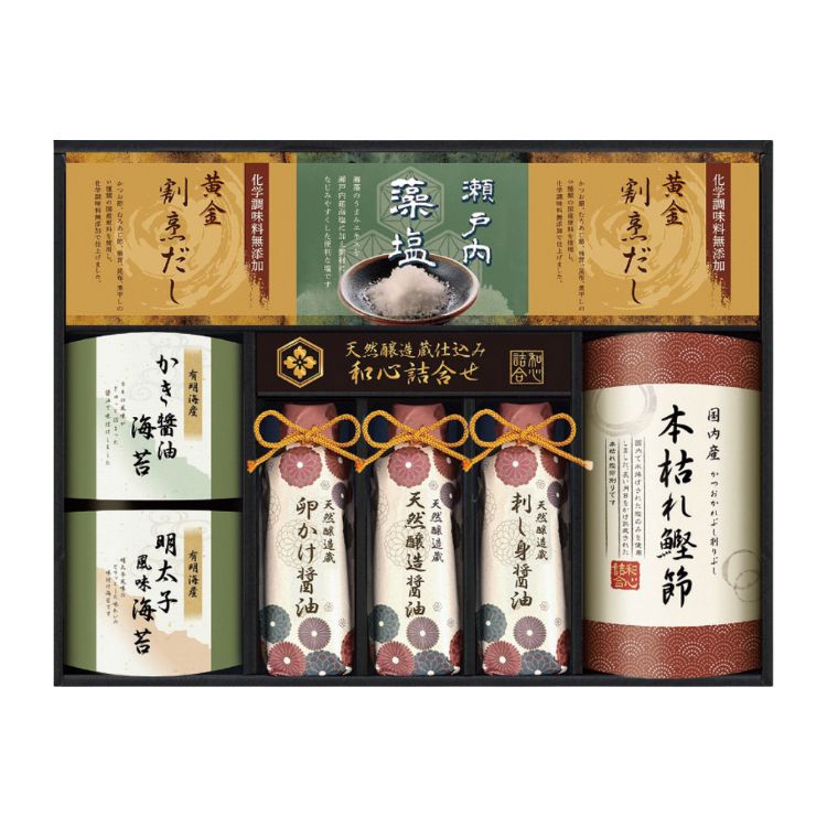 ☆全品P5倍☆伊賀越 天然醸造蔵仕込み 和心詰合せ GNF-EJZ 醤油 かつおぶし 調味料 ...