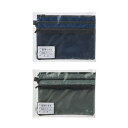 整理できる 3段ポケット ポーチ × 1個 収納 整理 仕分け