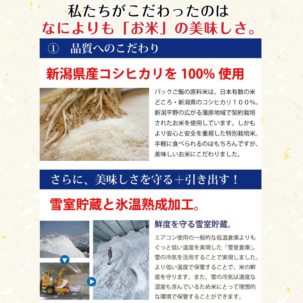 パックごはん 180g×12食 パックご飯 180g 無添加 送料無料 新潟コシヒカリ 氷温熟...