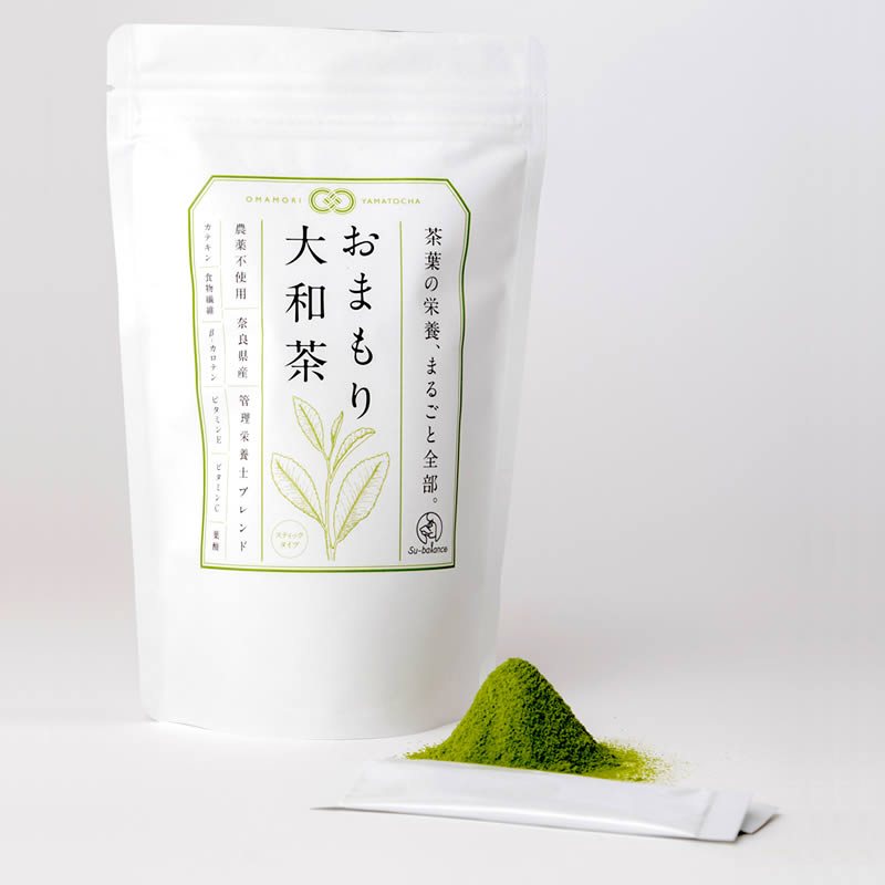 緑茶 粉末 大和茶 緑茶 粉末スティック おまもり大和茶 30包入 2個セット 奈良 大和茶 緑茶 飲み物 お茶 Su-balance スーバランス 農薬不使用の奈良県産 大和茶を使用 プチ ギフト 送料無料 高齢者 年配 一人暮らし 父親 母親 祖父 祖母 80代 70代 60代 50代