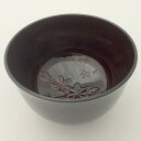 汁椀 桜紅葉 溜塗 内春秋(吸い物椀)光沢吸い物 味噌汁 お祝い 和食 お椀
